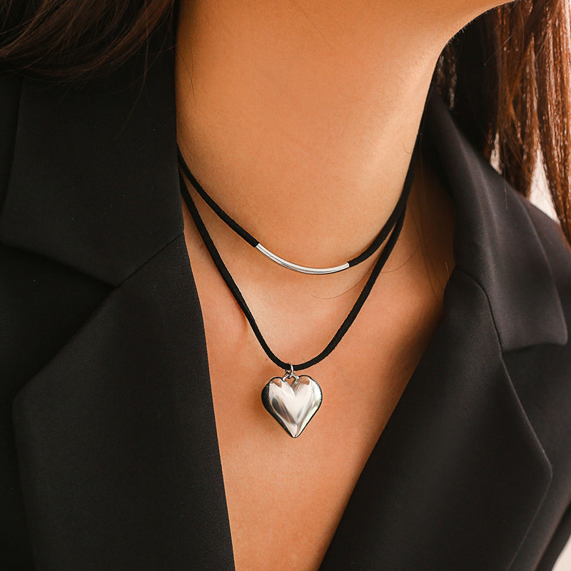 Collana con pendente a cuore