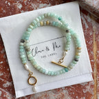 Collana bohemien con perle