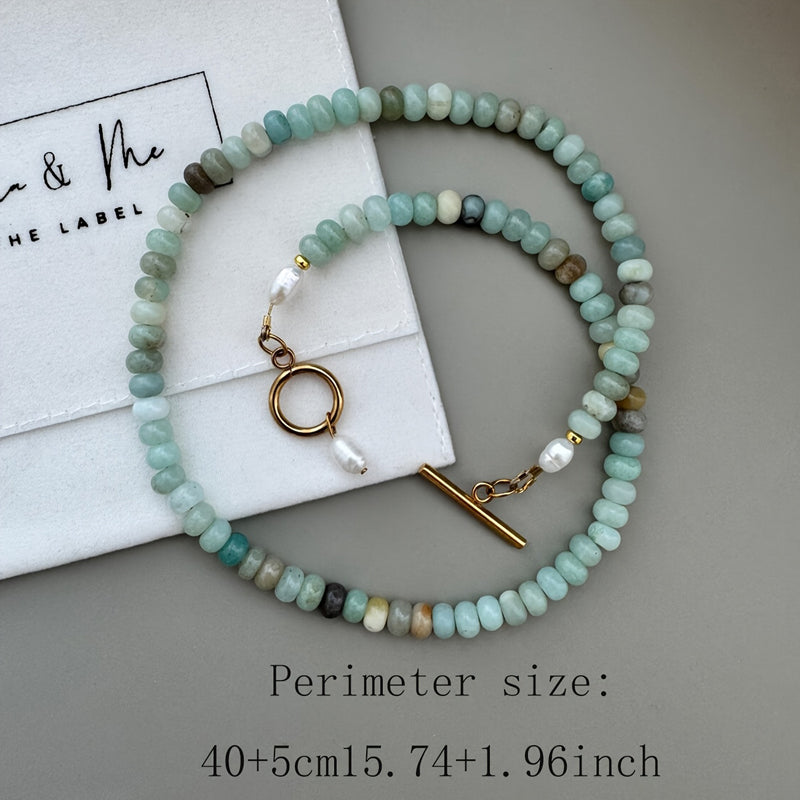 Collana bohemien con perle