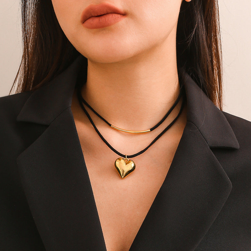 Collana con pendente a cuore