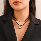 Collana con pendente a cuore