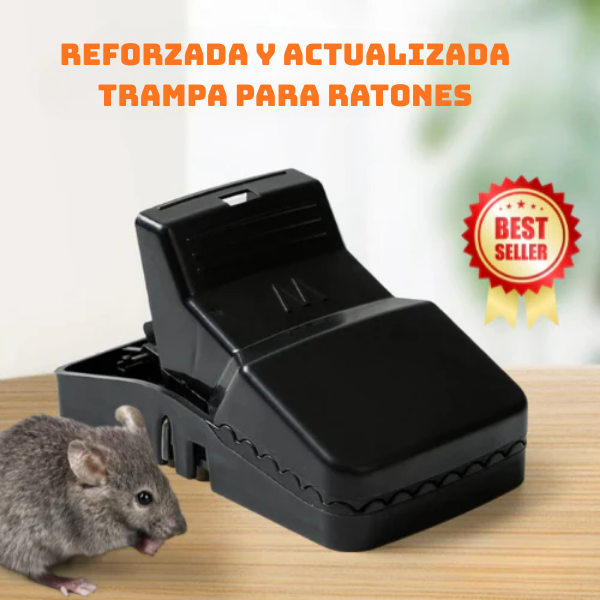 Más vendido™ - Trampa de Presión para Ratones | Robusta, Reutilizable y de Alta Resistencia