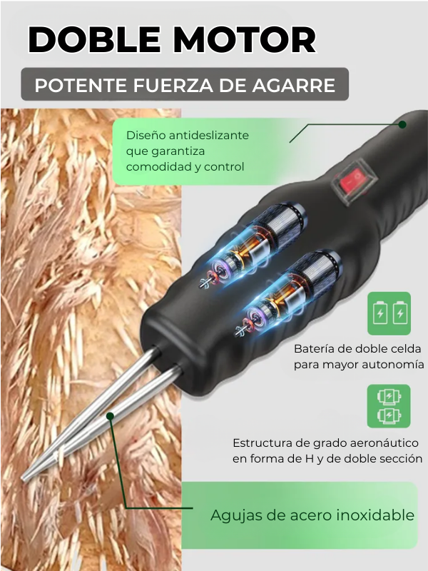 Máquina desplumadora eléctrica para pollos, patos y codornices
