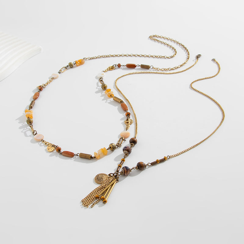 ✨ Collana bohemien di ispirazione vintage