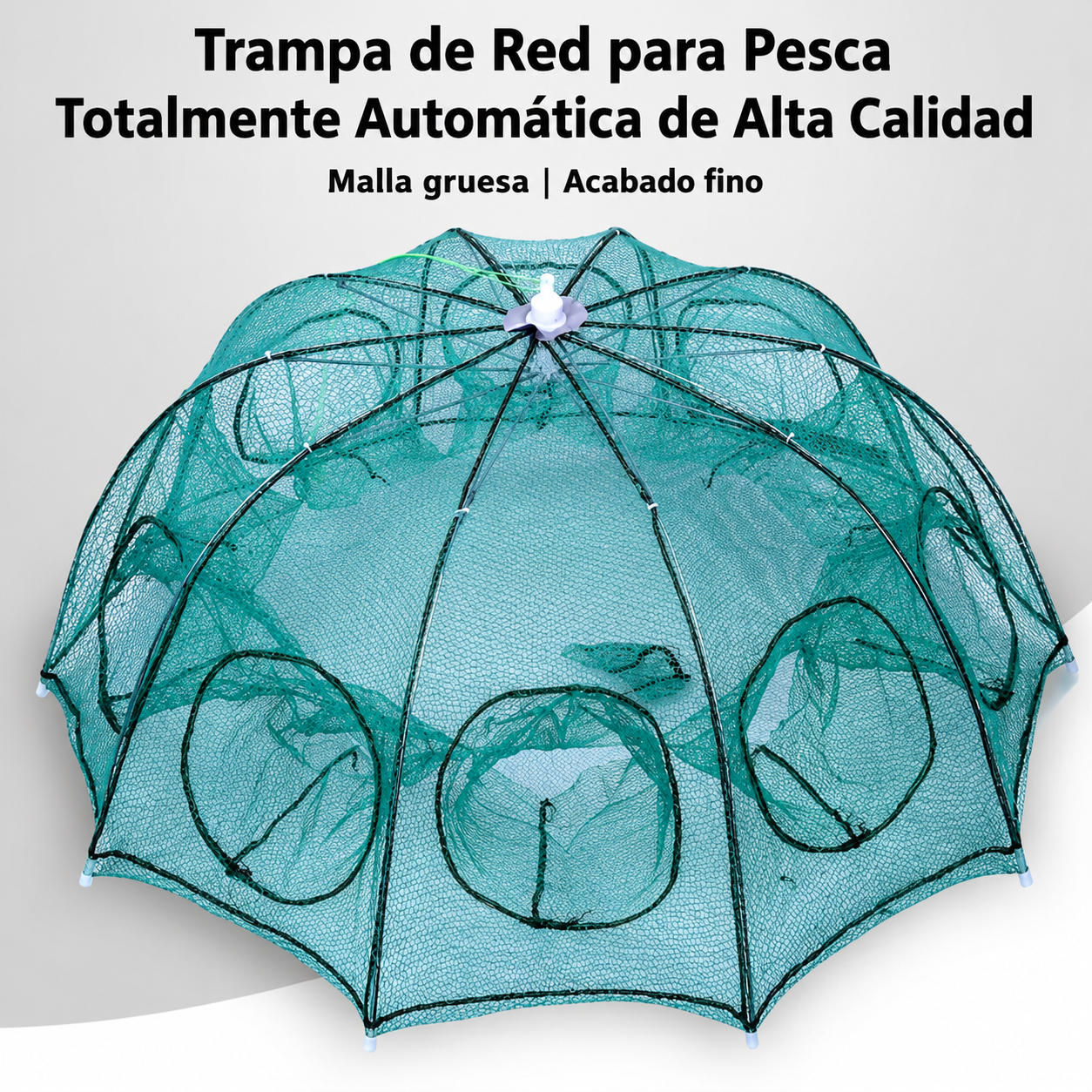 70% DE DESCUENTO | 🦐 ¡Captura peces sin esfuerzo con la mejor red de pesca automática!