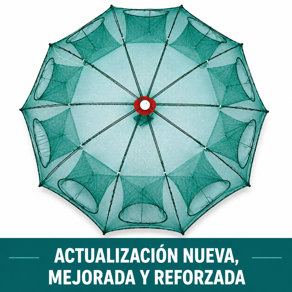 70% DE DESCUENTO | 🦐 ¡Captura peces sin esfuerzo con la mejor red de pesca automática!