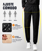 Pantaloni dritti o jogging unisex con pile