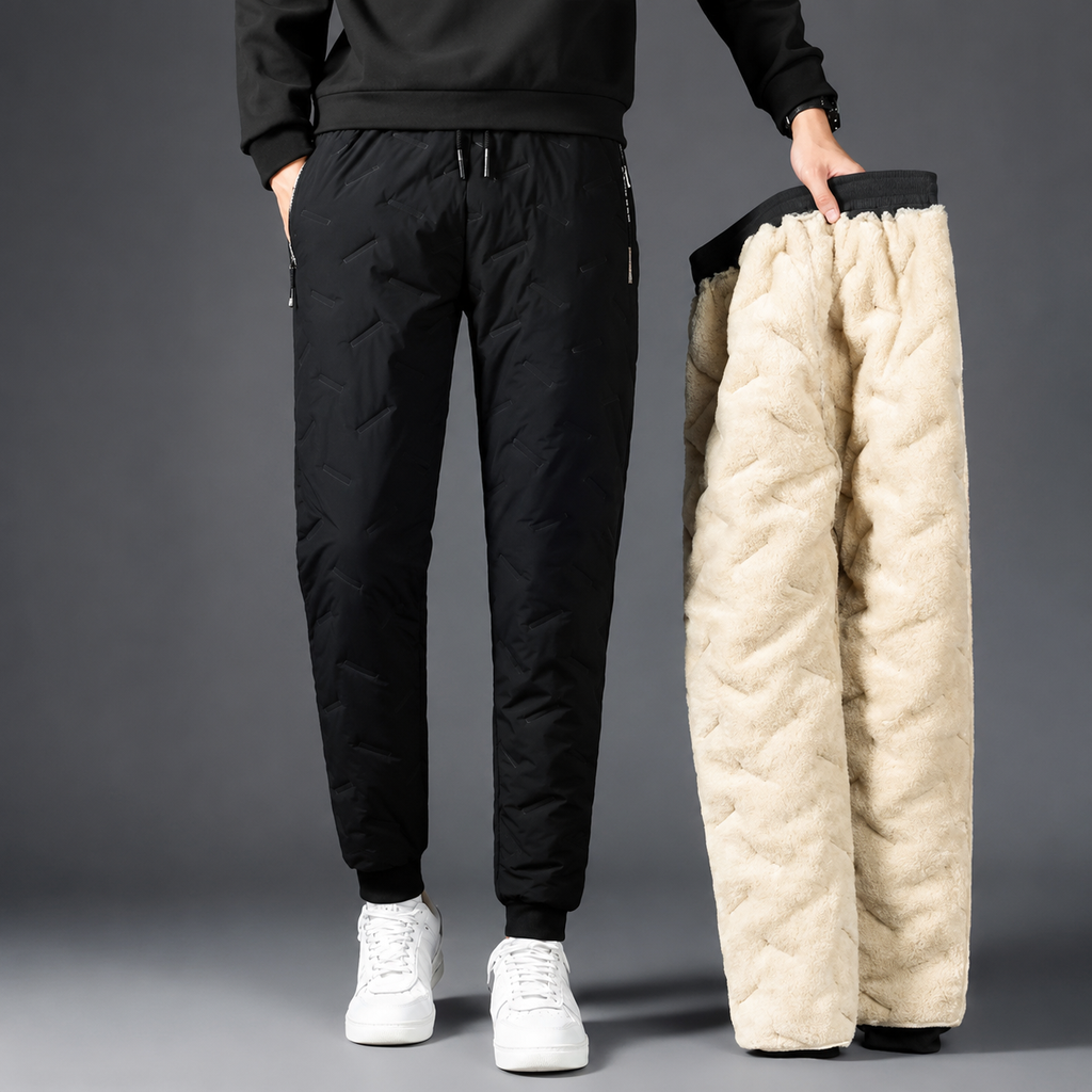 Pantaloni dritti o jogging unisex con pile