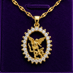 Collana Vintage con pendente Madonna