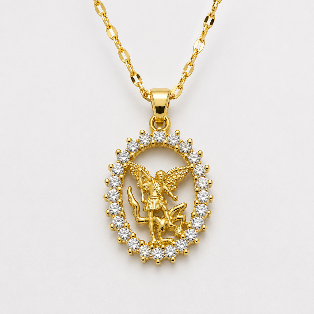 Collana Vintage con pendente Madonna