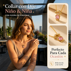 Collana con pendente a cuore e zirconia