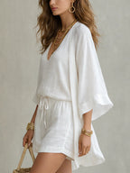 Bianca - Completo rilassato di tre pezzi