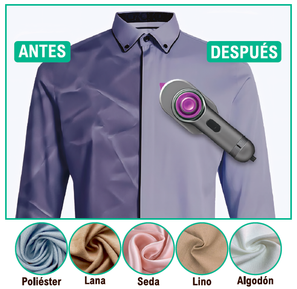VerticalStream™ - Elimina las arrugas 4 veces más rápido que la plancha tradicional incluso sin tener que sacar la tabla de planchar.  60 ml (+ ENVÍO GRATIS)