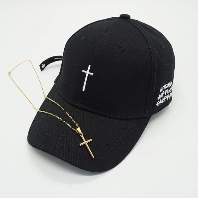 Cappellino da baseball con croce