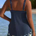 Completo vacanze stampato con top e shorts