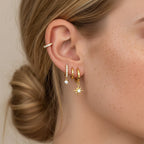 Set di orecchini eleganti con zirconia