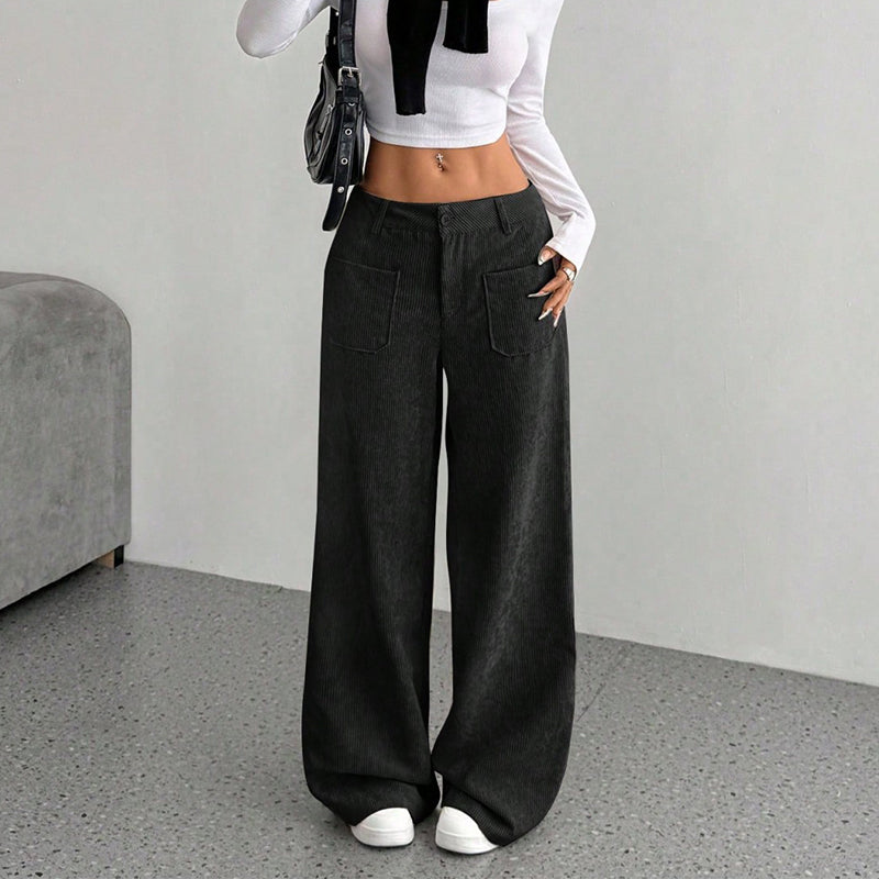 Pantaloni a gamba larga Premium