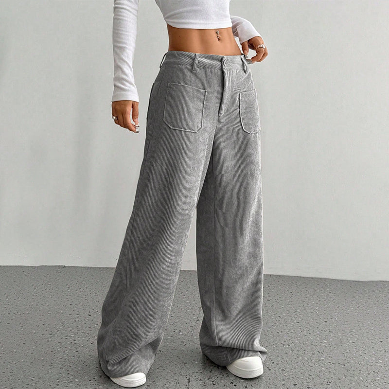 Pantaloni a gamba larga Premium