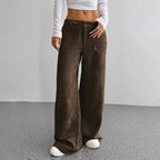 Pantaloni a gamba larga Premium