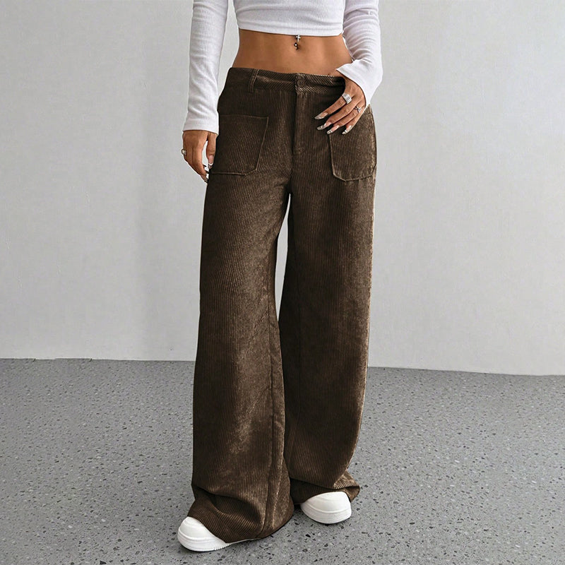 Pantaloni a gamba larga Premium