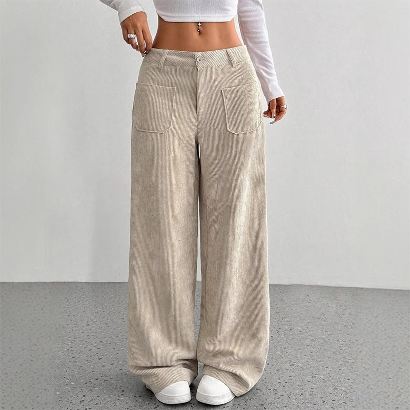 Pantaloni a gamba larga Premium