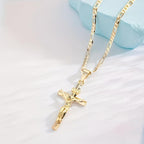 Collana crocifisso dorato ✝️