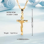 Collana crocifisso dorato ✝️