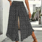 Pantaloni fluidi da donna a vita alta - Stile elegante e comodo