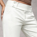 Pantaloni eleganti a zampa da donna