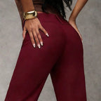 Pantaloni eleganti a zampa da donna