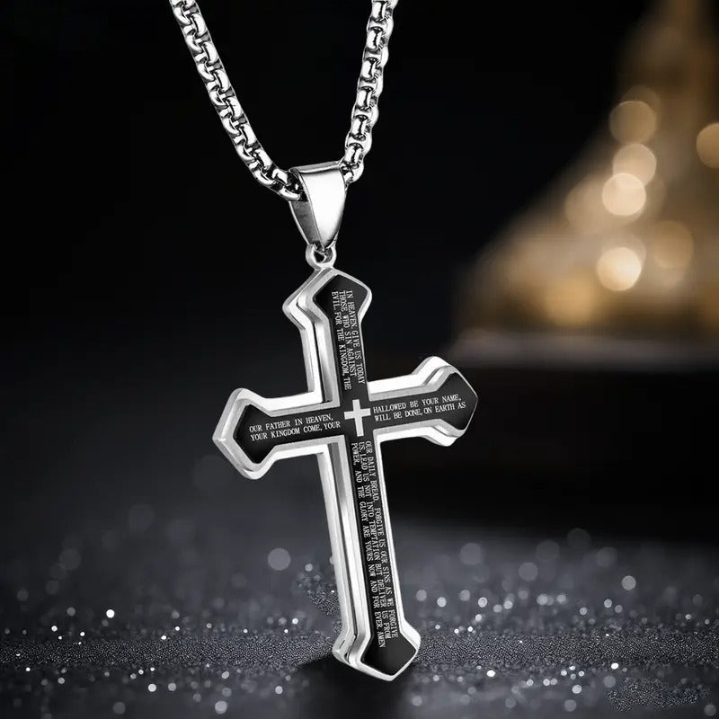 Collana Croce Padre Nostro