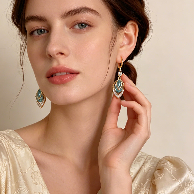 ✨ Orecchini Azzurro Cielo Elegance
