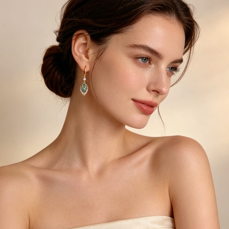 ✨ Orecchini Azzurro Cielo Elegance