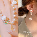 Collana di rose e perle